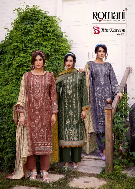 Kareem Vol 2 By Romani Cotton Printed Dress Material Wholesale Online